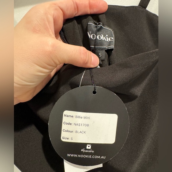 NWT Nookie black Billie mini dress - Picture 7 of 8